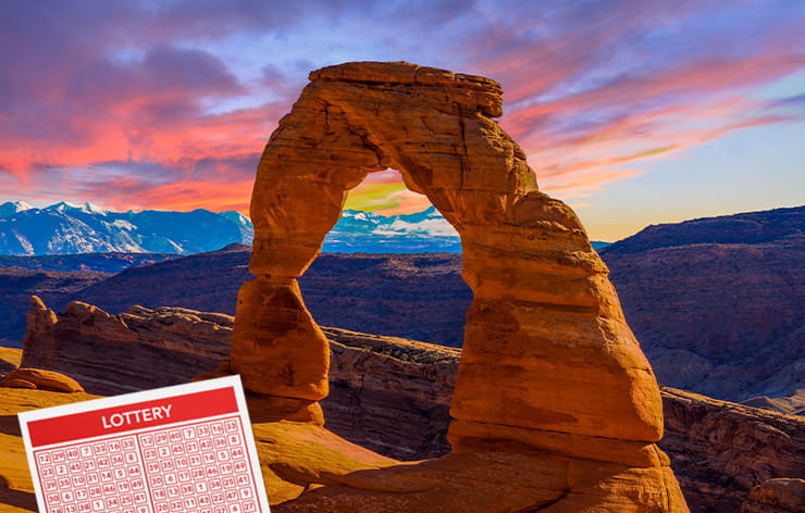 Arches National Park with a lotto ticket.