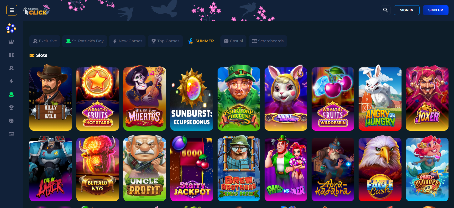 Casino Click slots screenshot